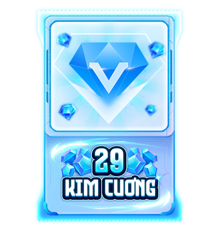 Chúc mừng bạn đã quay trúng 29 Kim Cương