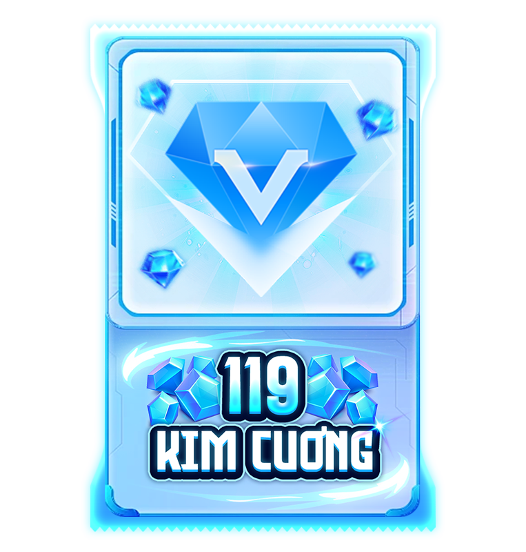 Chúc mừng bạn đã quay trúng 119 Kim Cương